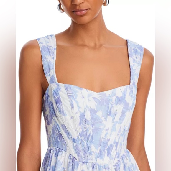 AQUA Eyelet Bustier Midi Dress, Size Medium, Brand new & never worn! - Picture 5 of 6